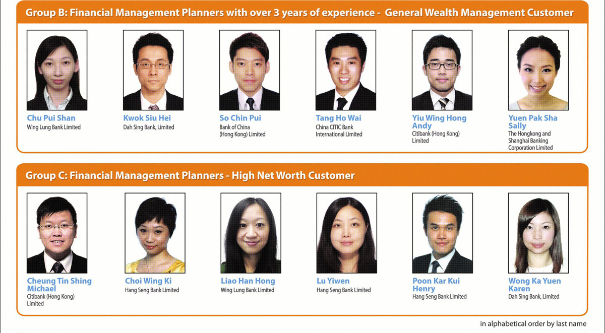 7th HKIB Outstanding Financial Management Planner Awards - Announcement of Round 2 Winners