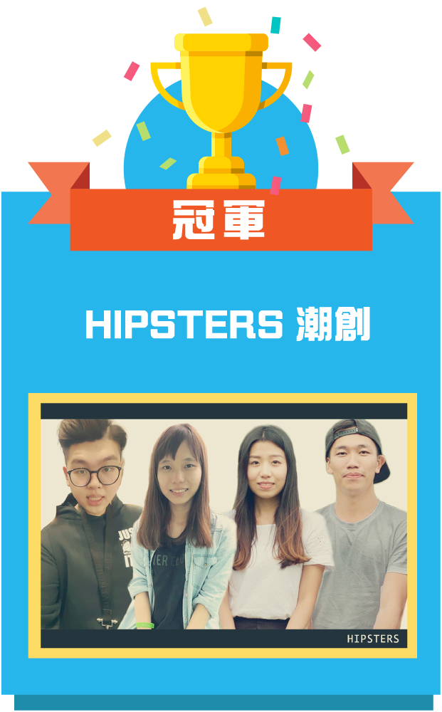冠軍: HIPSTERS 潮創
