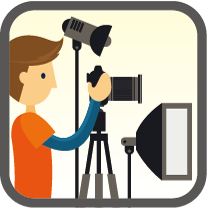 Professional photography service Icon